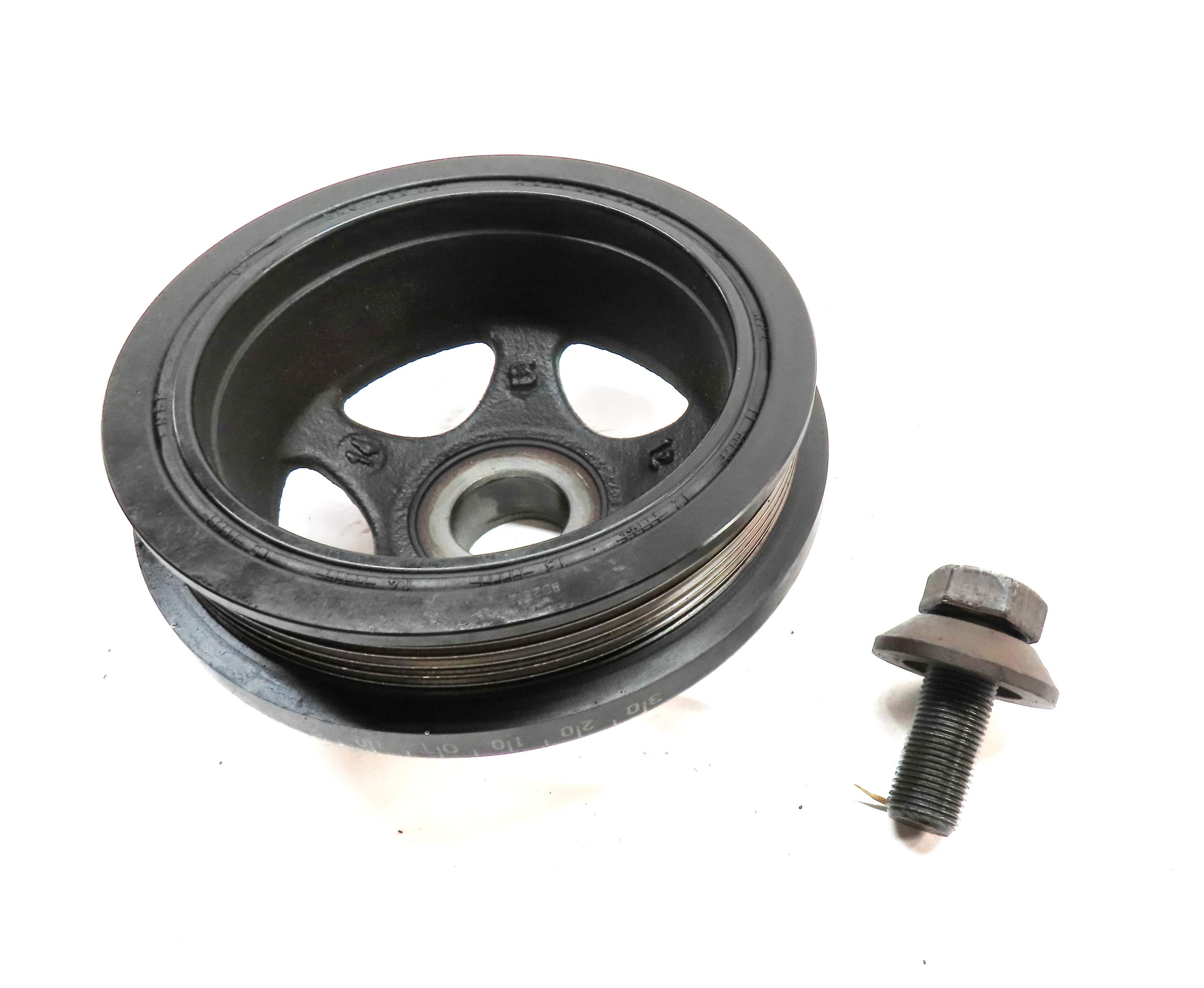 2012-2015 MERCEDES C250 (R172 W204) 1.8L TURBO ENGINE HARMONIC BALANCER PULLEY — exact item pictured